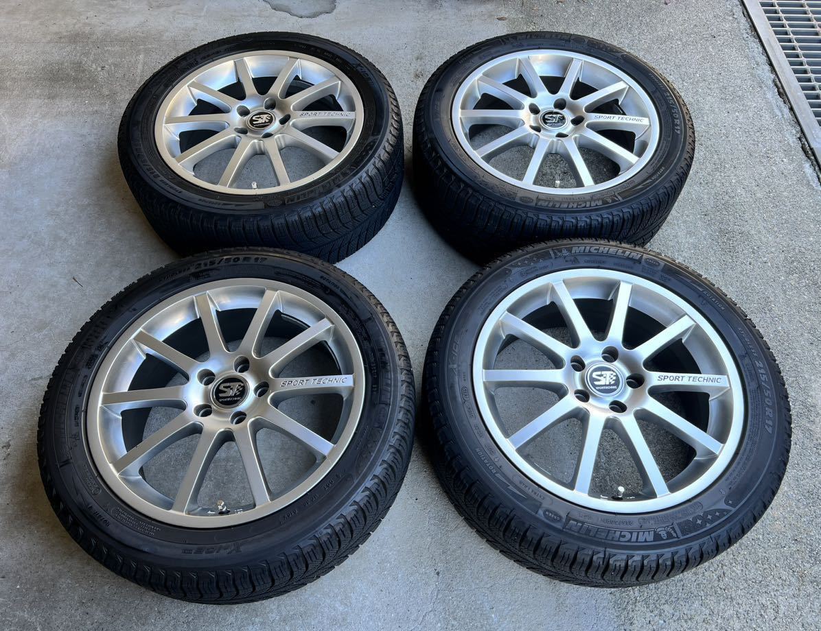 VOLVO ボルボ V60 17インチ アルミホイール スタッドレス 4本セット ☆VOLVO V60 スタッドレス、ホイールセット 215/50 R17 95H ミシュラン