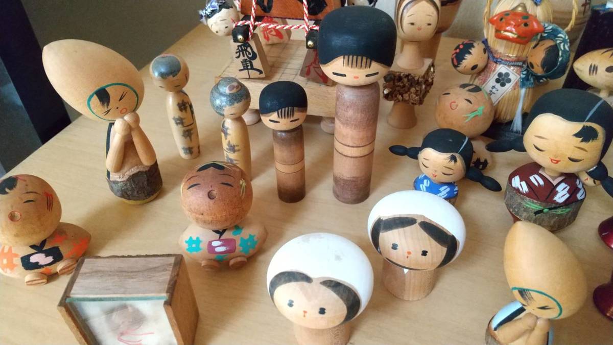 こけし まとめて 昭和レトロ お土産こけし 小型こけし こけし大量 民芸