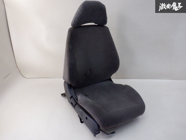 日産純正 S13 シルビア 後期 フロント シート ドライバーズシート 右 運転席 リクライニングOK 棚