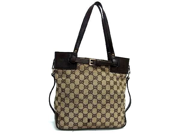 GUCCI(グッチ) GG柄 1円 GUCCI グッチ 107757 GG柄 GGキャンバス