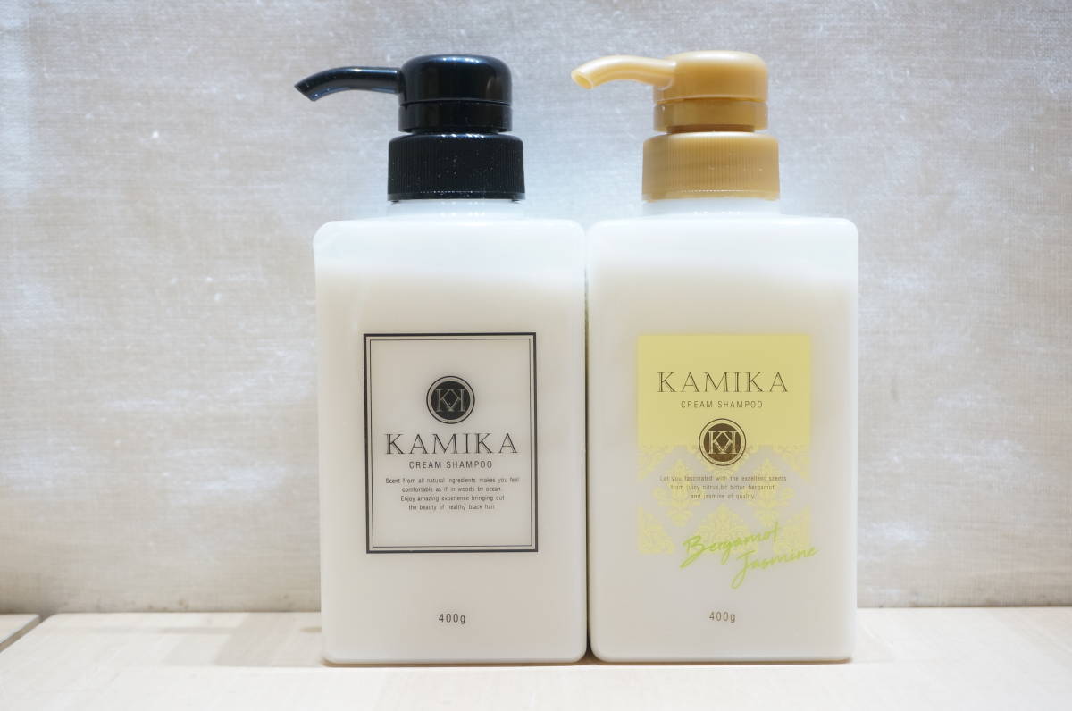 H21-2W】2点！ KAMIKA カミカ オールインワンクリームシャンプー 400g