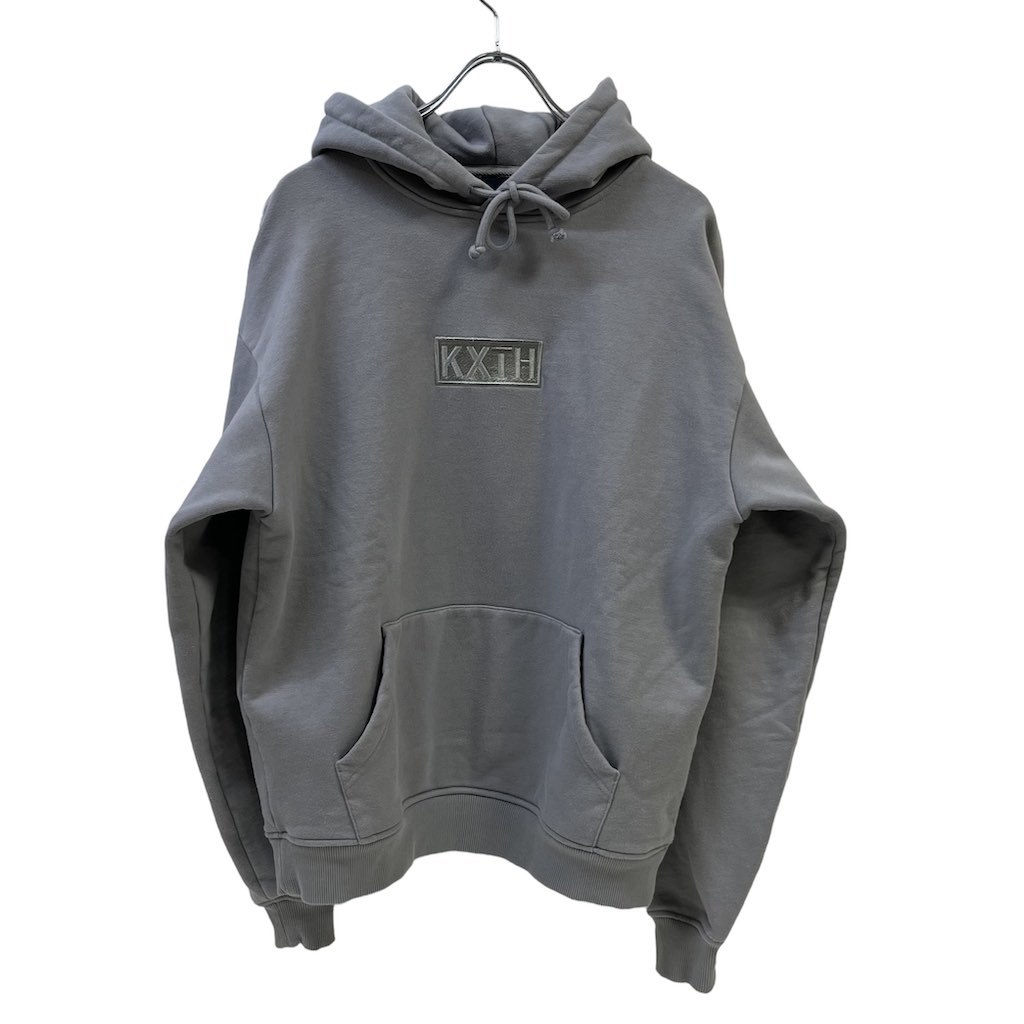 KITH NYC 21FW Cyber Monday Hoodie Statue サイバーマンデー フーディー スタチュー ボックスロゴ 10周年記念 グレー S パーカー