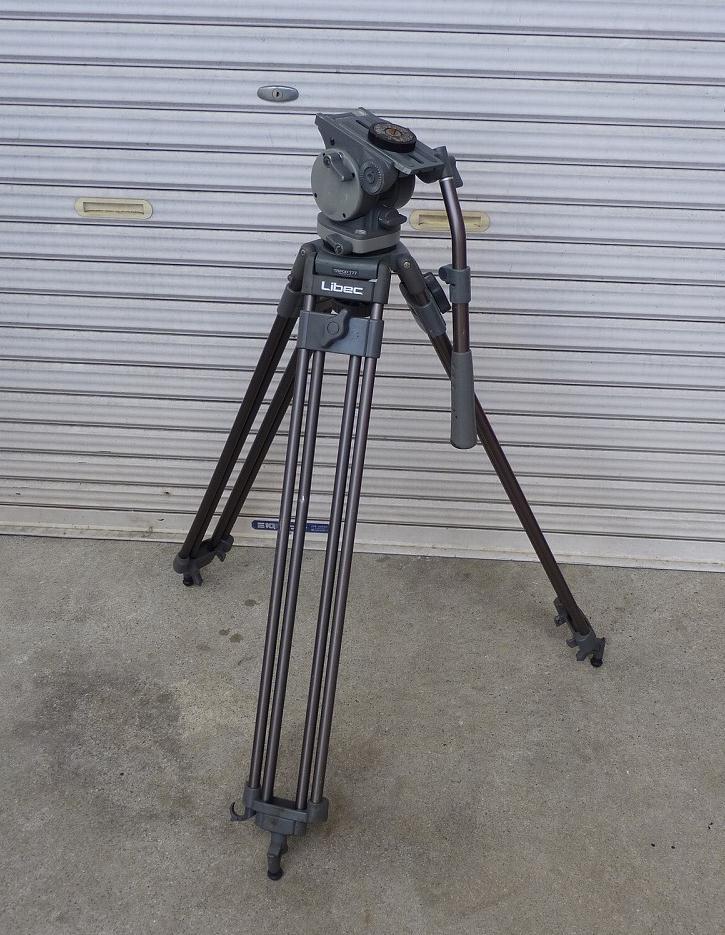 Libec TRIPOD T77 HEAD H60Ⅱ リーベック ビデオカメラ用三脚 業務用