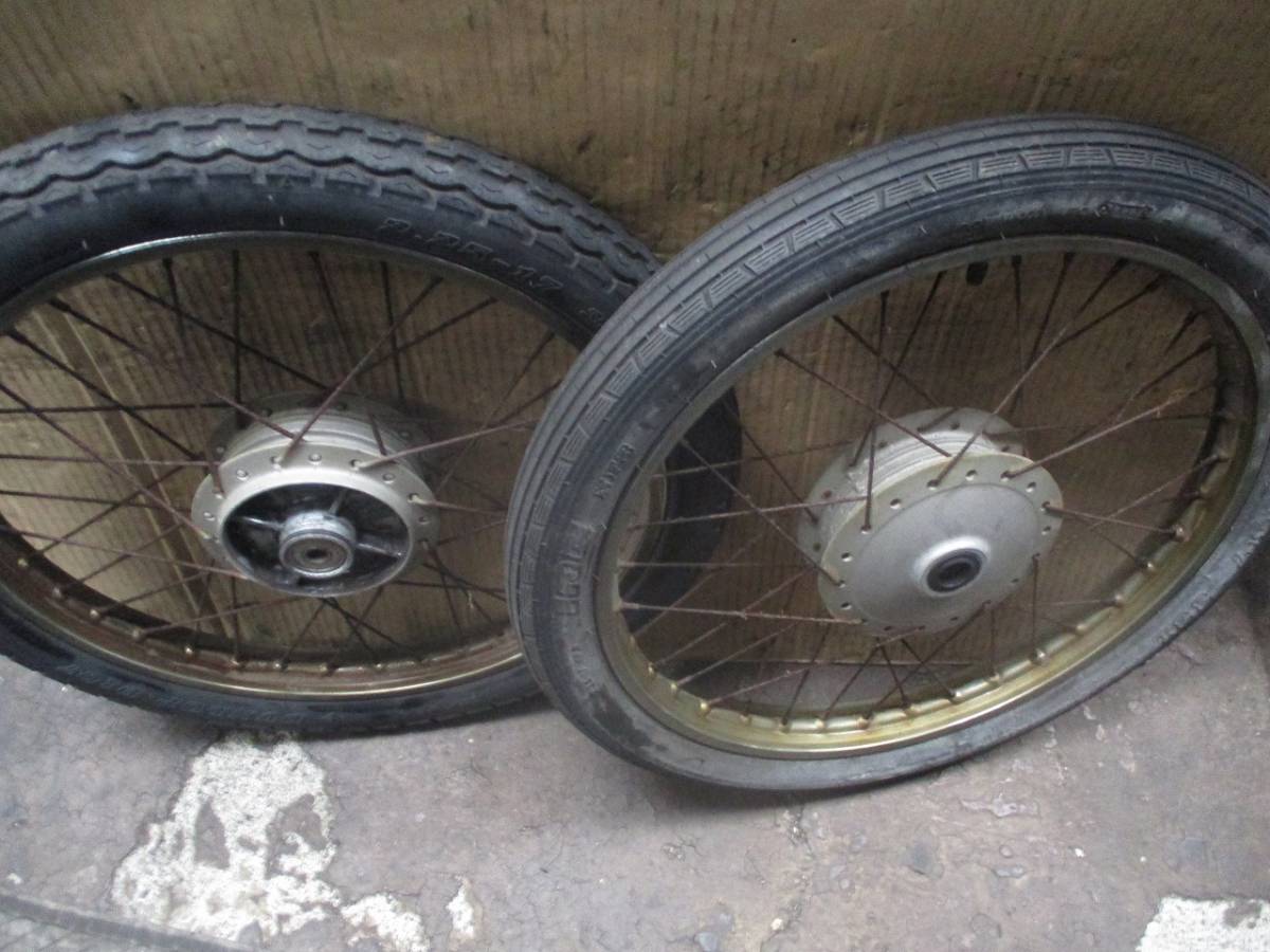 スーパーカブ50 即決 スーパーカブ50 C50 キャブ車 ホイールセット 313