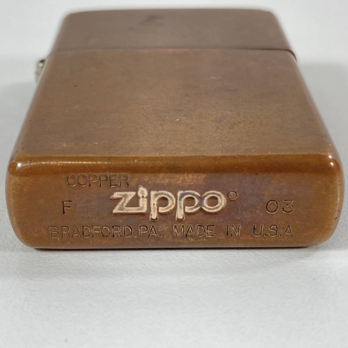 ZIPPO ジッポー ライター solid copper ソリッド カッパー 純銅 2003年 
