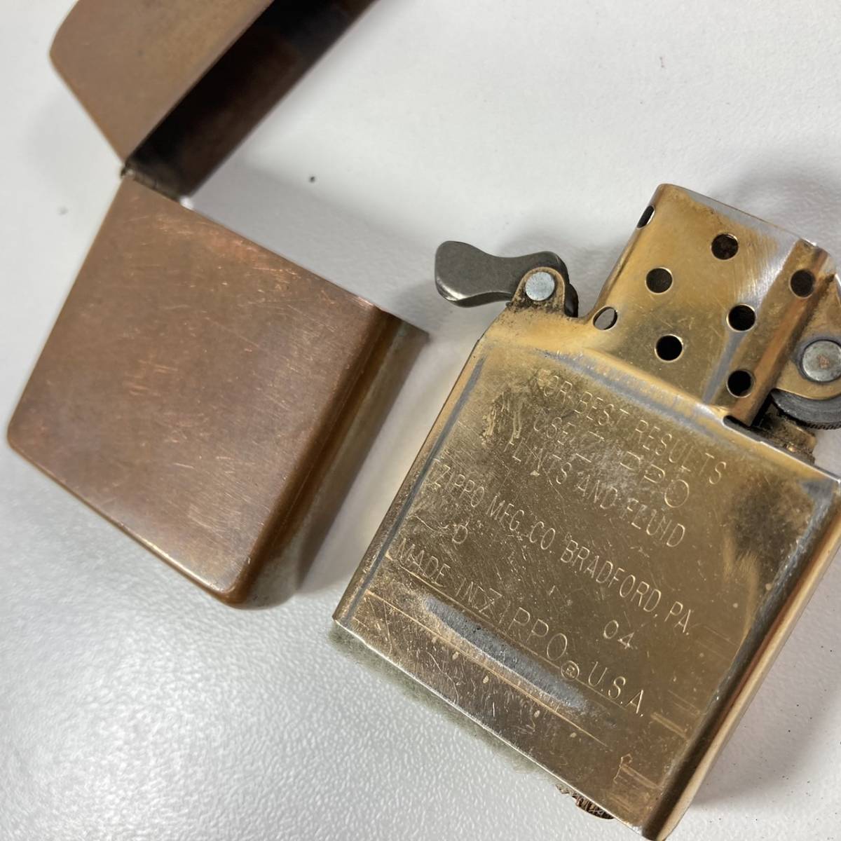 ZIPPO ジッポー ライター solid copper ソリッド カッパー 純銅 2003年 