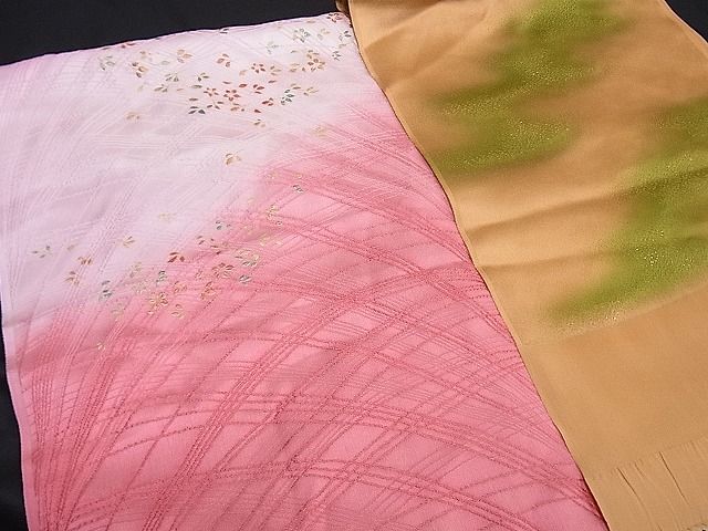 着物屋こころ□和装小物 上質な帯揚げ10枚セット 絞り 花柄 縮緬