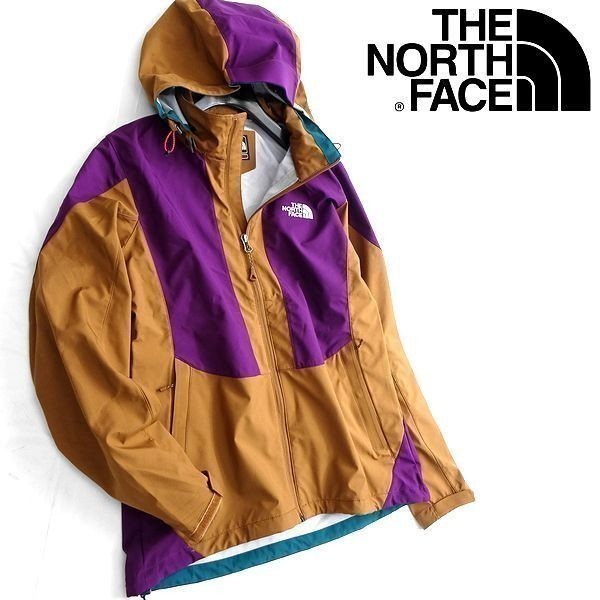 THE NORTH FACE ノースフェイス 新品 定2.9万 防風×耐水×透湿性 フーデッド パッカブル ジャケット F80 BRW 85/M ▲043▼kkf1476c