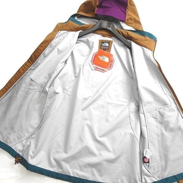 THE NORTH FACE ノースフェイス 新品 定2.9万 防風×耐水×透湿性 フーデッド パッカブル ジャケット F80 BRW 85/M ▲043▼kkf1476c