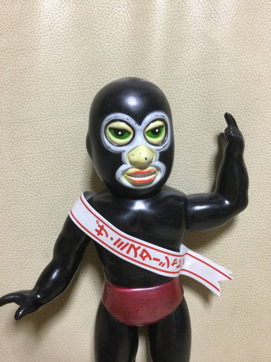 当時物 中嶋製作所 「タイガーマスク」 亀マーク ソフビ スタンダード