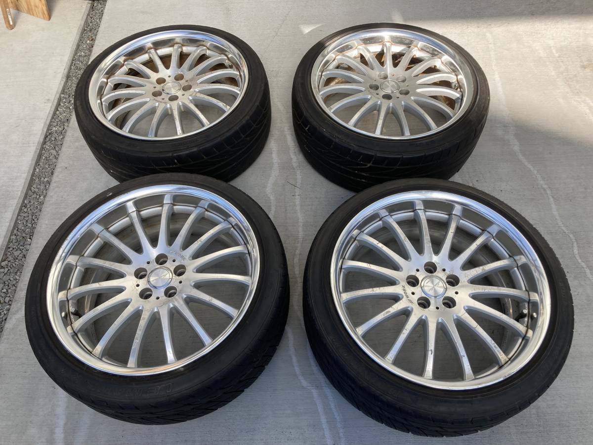 WORK Euroline 18インチ タイヤホイールセット ワーク WORK ホイールセット ユーロラインFE 18インチ 8J 8.5J 5H-100