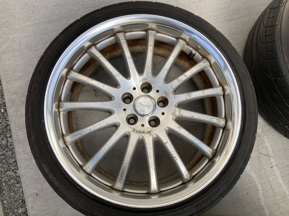 ワーク WORK ホイールセット ユーロラインFE 18インチ 8J 8.5J 5H-100 