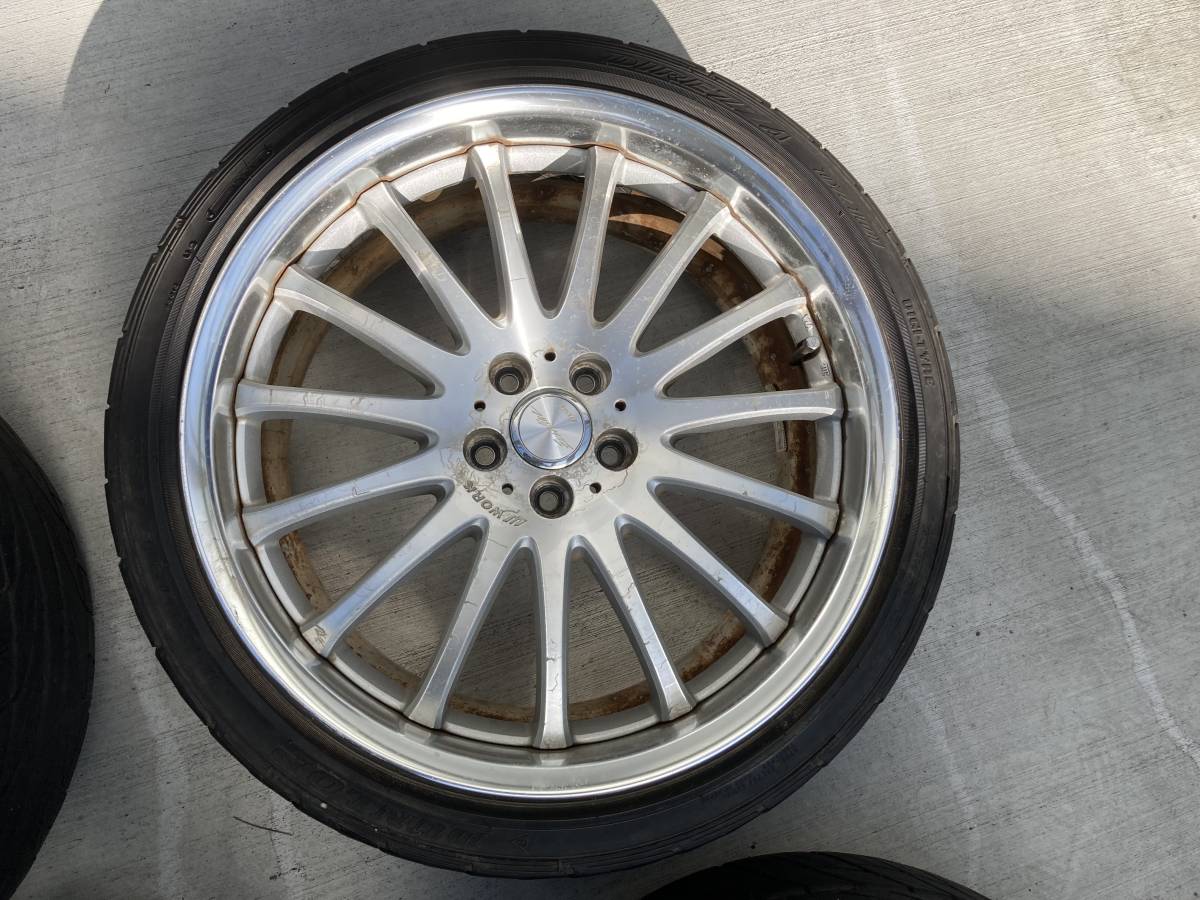 ワーク WORK ホイールセット ユーロラインFE 18インチ 8J 8.5J 5H-100 