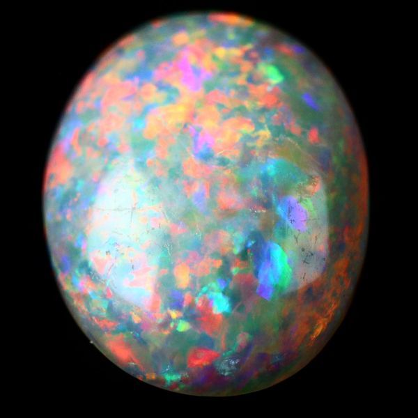 2.890ct 天然ホワイトオパール オーストラリア 遊色抜群 最高級