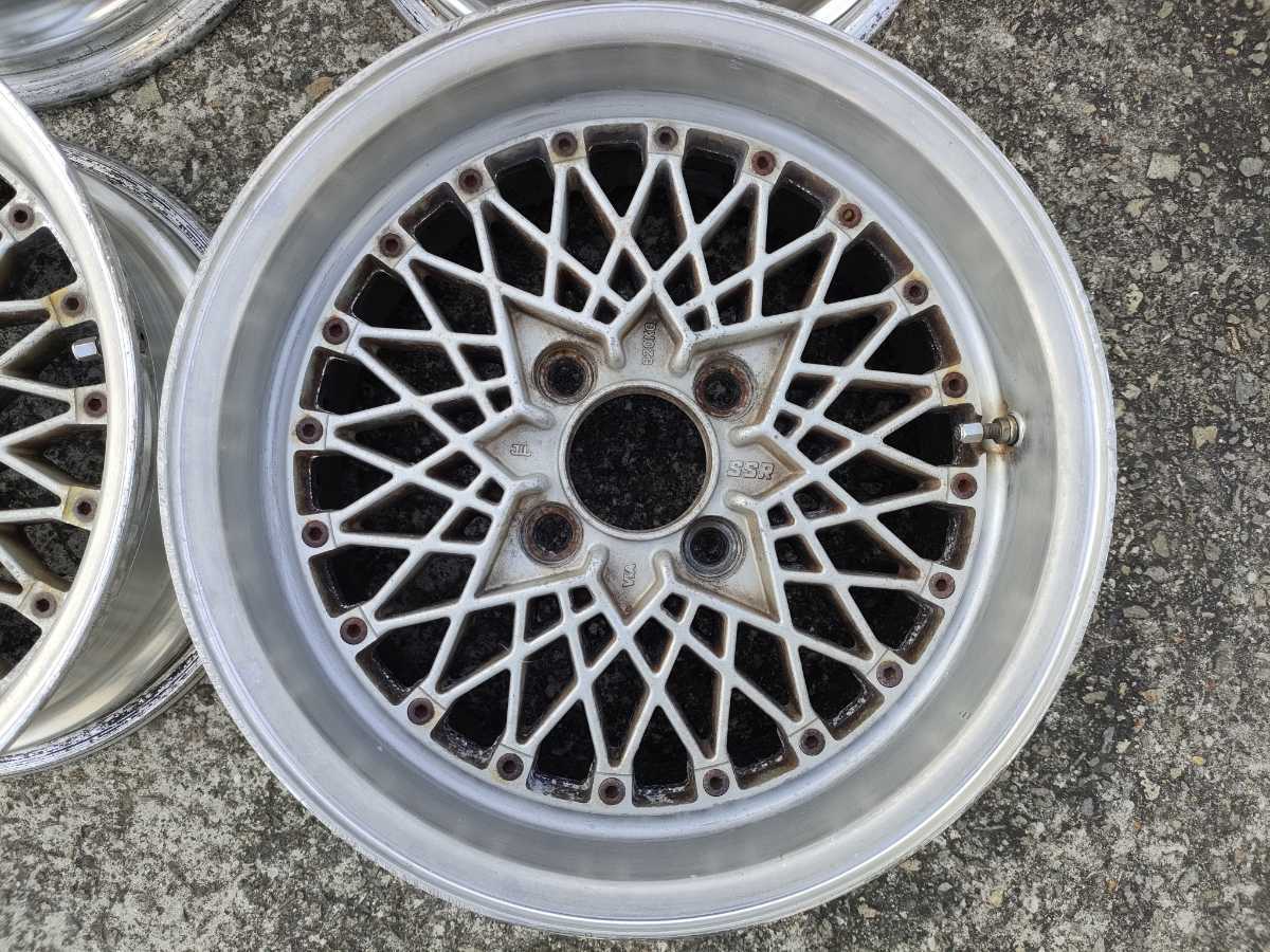 SSR メッシュ 15インチ ホイール 4本セット スピードスター 114.3-4Hの 