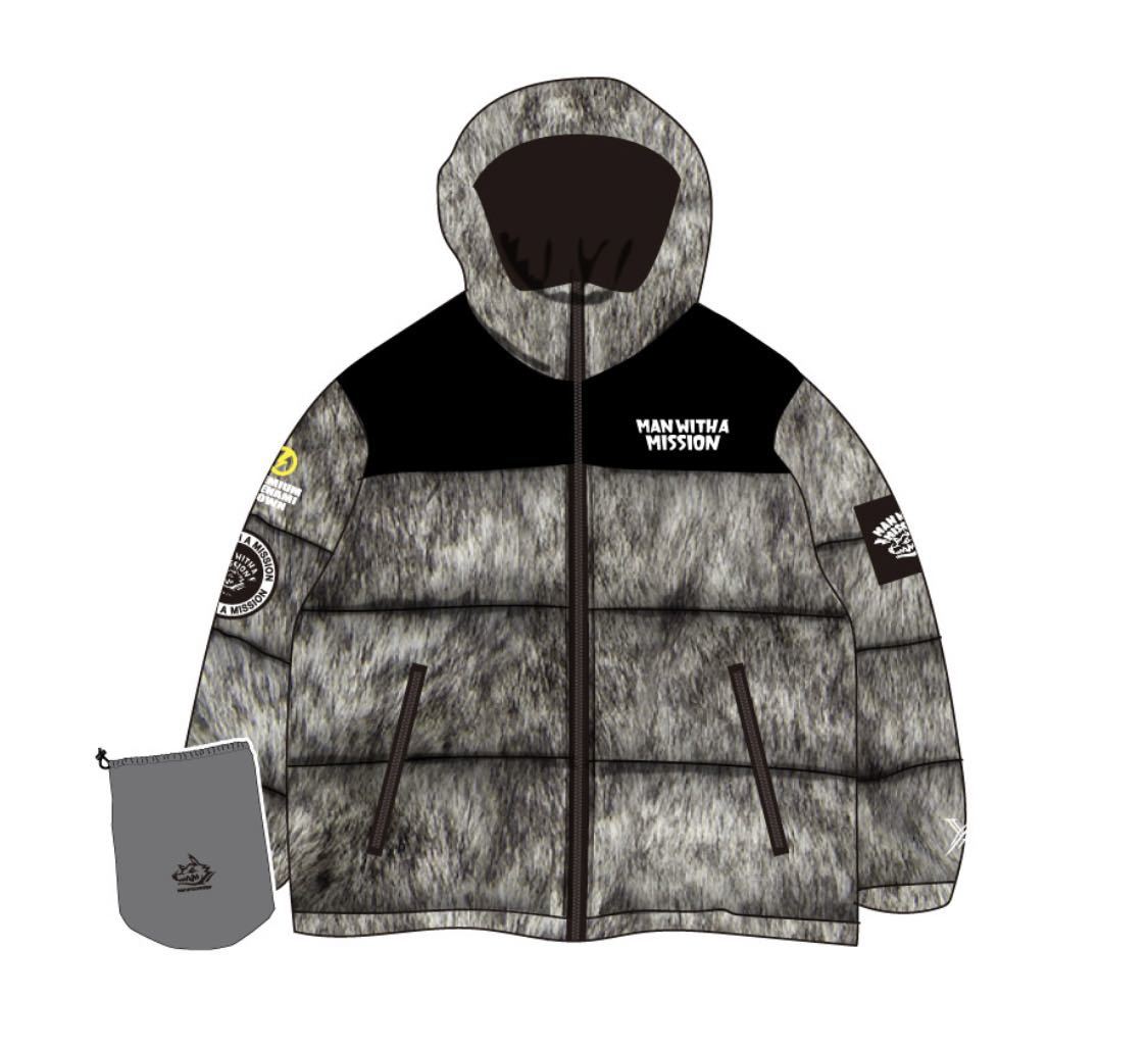 冬のライブに！マンウィズアミッション Premiumお毛並みダウンJK L 極美