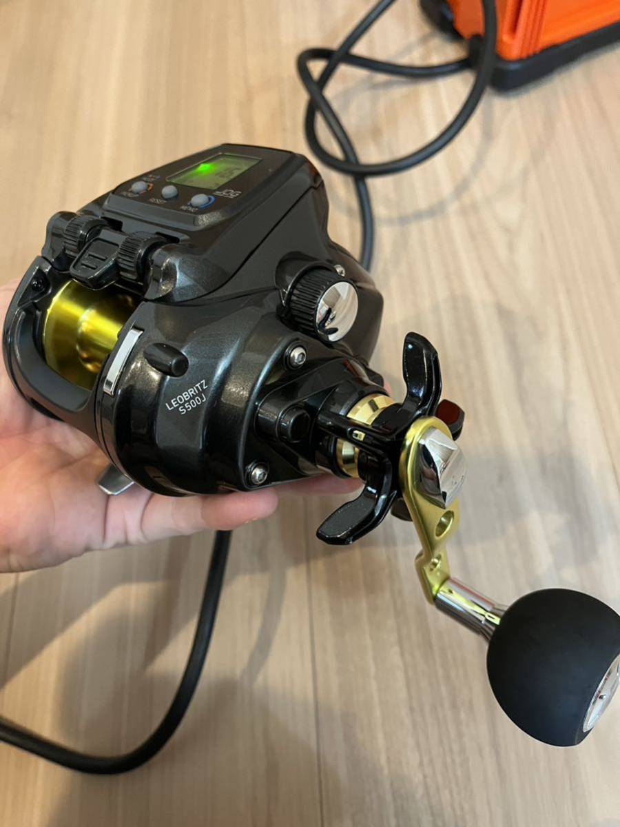極美品 ダイワ レオブリッツS500J 電動リール 落とし込み イカ釣り