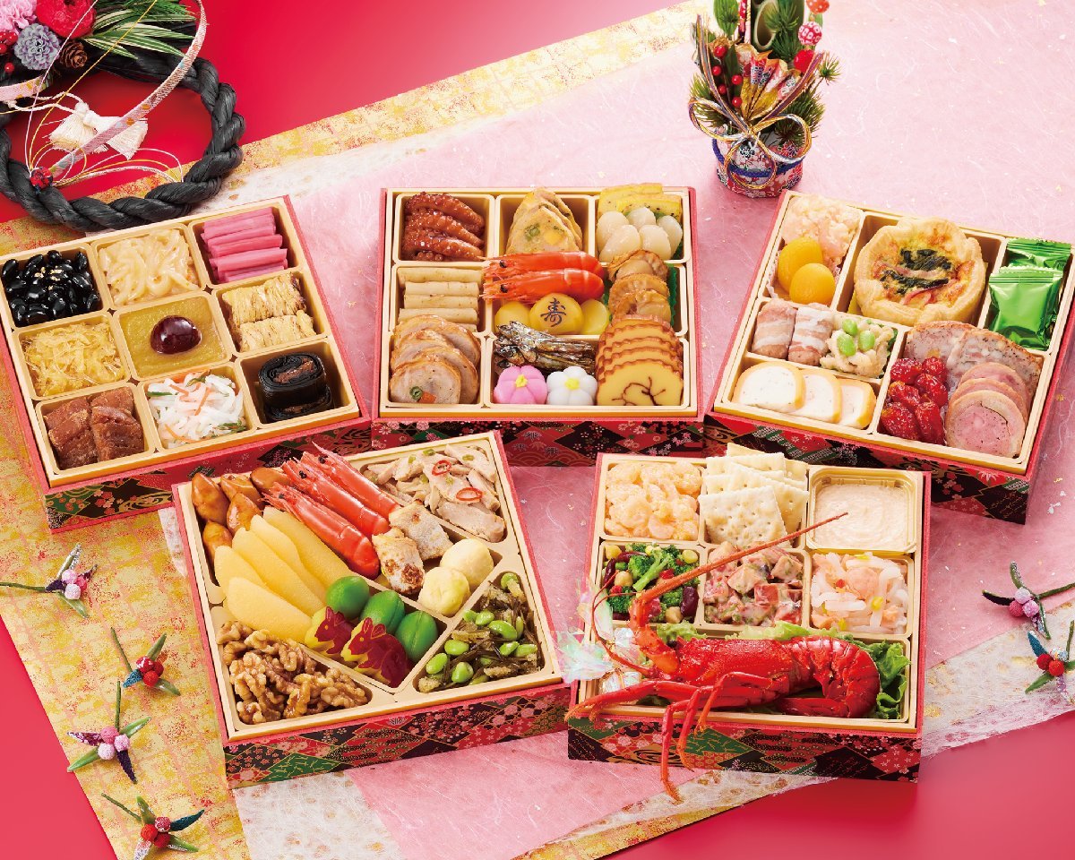 和洋風五段重おせち 伊勢海老テルミドール付き 5人前 51品目 1月5日発送 おせち料理 2023年 御節 お節 2022 (51)