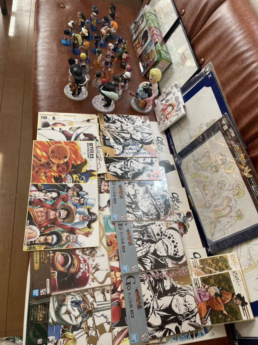 ワンピースフィギュア ワーコレ フィギュア ワンピースコレクション 大量セット ONE PIECE 一番くじ ワンピース ミニフィギュア 色紙その他_2