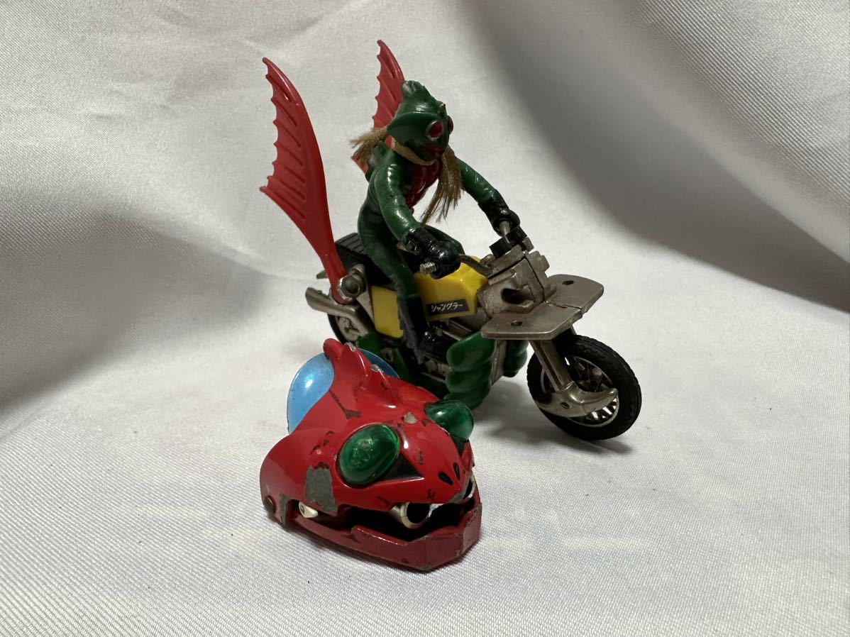 仮面ライダーアマゾン 超合金 バイク ジャングラー 昭和レトロ 当時物
