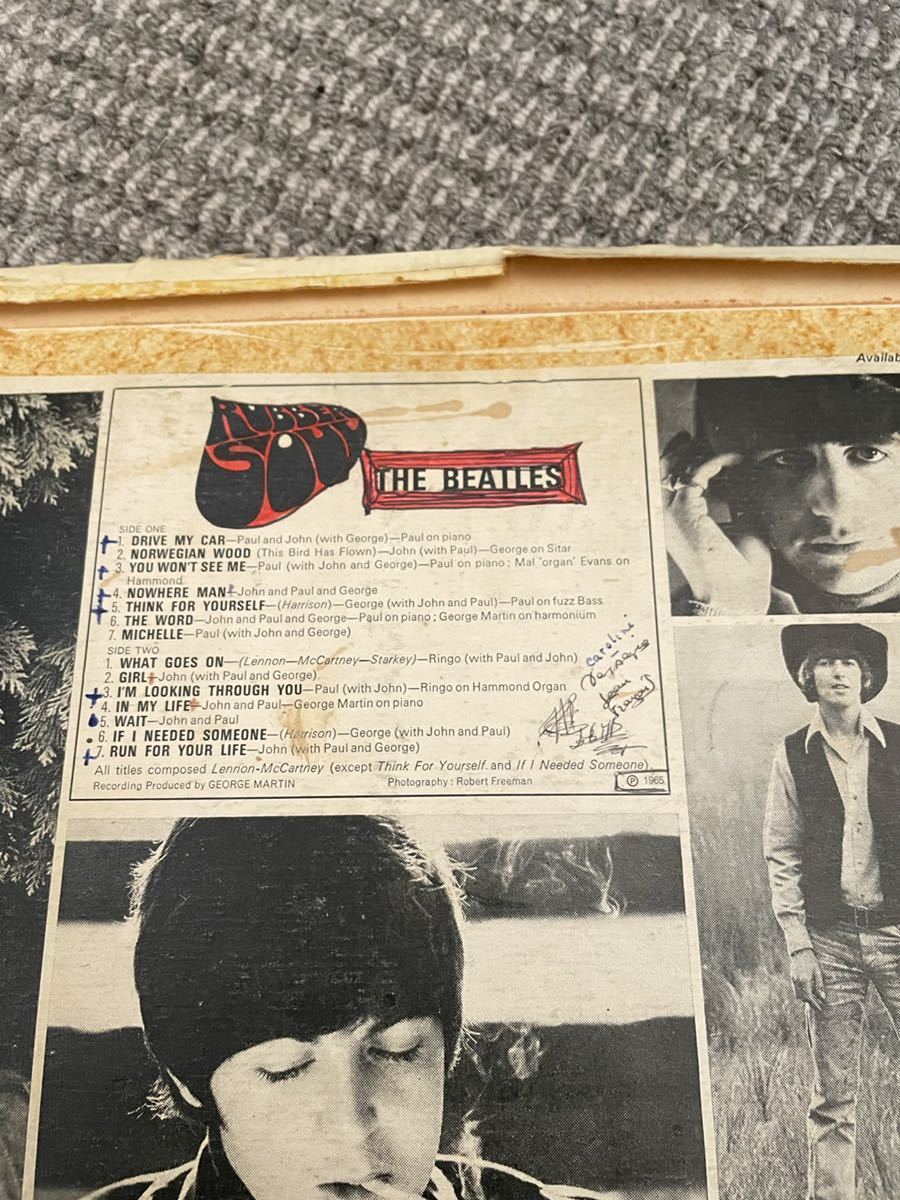 Mono BEATLES Beatles UK(英)盤 稀少UKオリジナルMonoラバーソウル