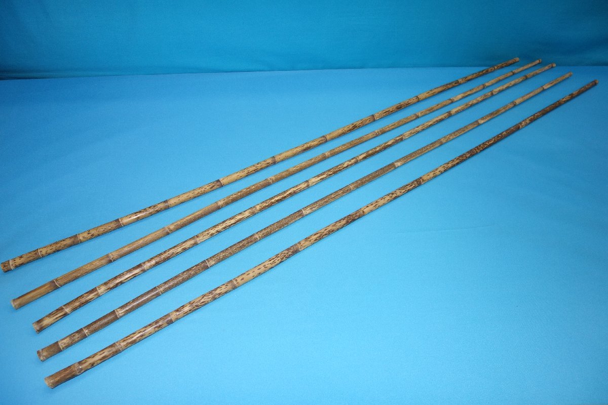 ★小節紋竹火入れ無し素材５本セット★ [bm18