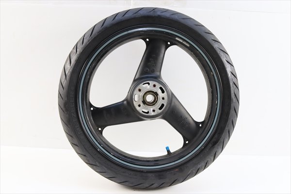 逆車 ZRX1100[03前 フロントホイール]検ZRX1200｝F オートバイ