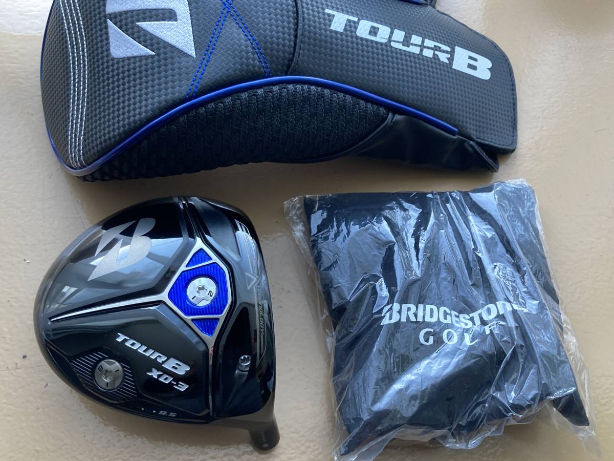送料無料 隠れた名器 キレイ ブリヂストン ツアーB XD-3 9.5度 ヘッドカバー＆レンチ付き