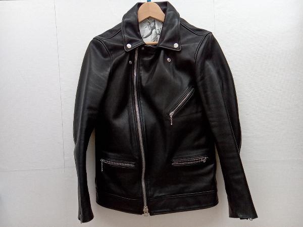 SHIPS JET BLUE シップス ジェット ブルー ダブルライダースジャケット 馬革 Lサイズ 124-35-0018-10033 ブラック