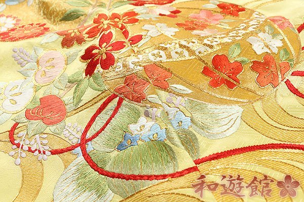 和遊館】EFG004 仕立付！豪華超細密手刺繍『尾峨佐染繍』謹製丹後 
