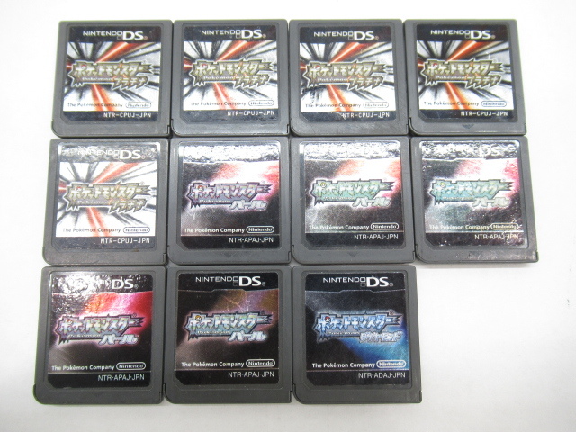 d41614-rj 送料250円 ジャンク DSソフト 11本セット ポケモンプラチナ  