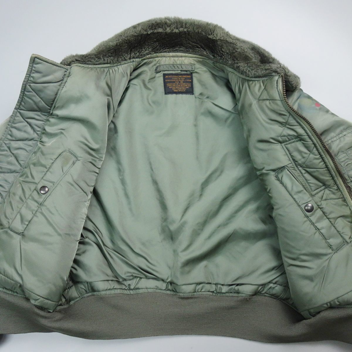 ALPHA アルファ B-15D USA製 INDUSTRIES VINTAGE 90s TYPE type MOD