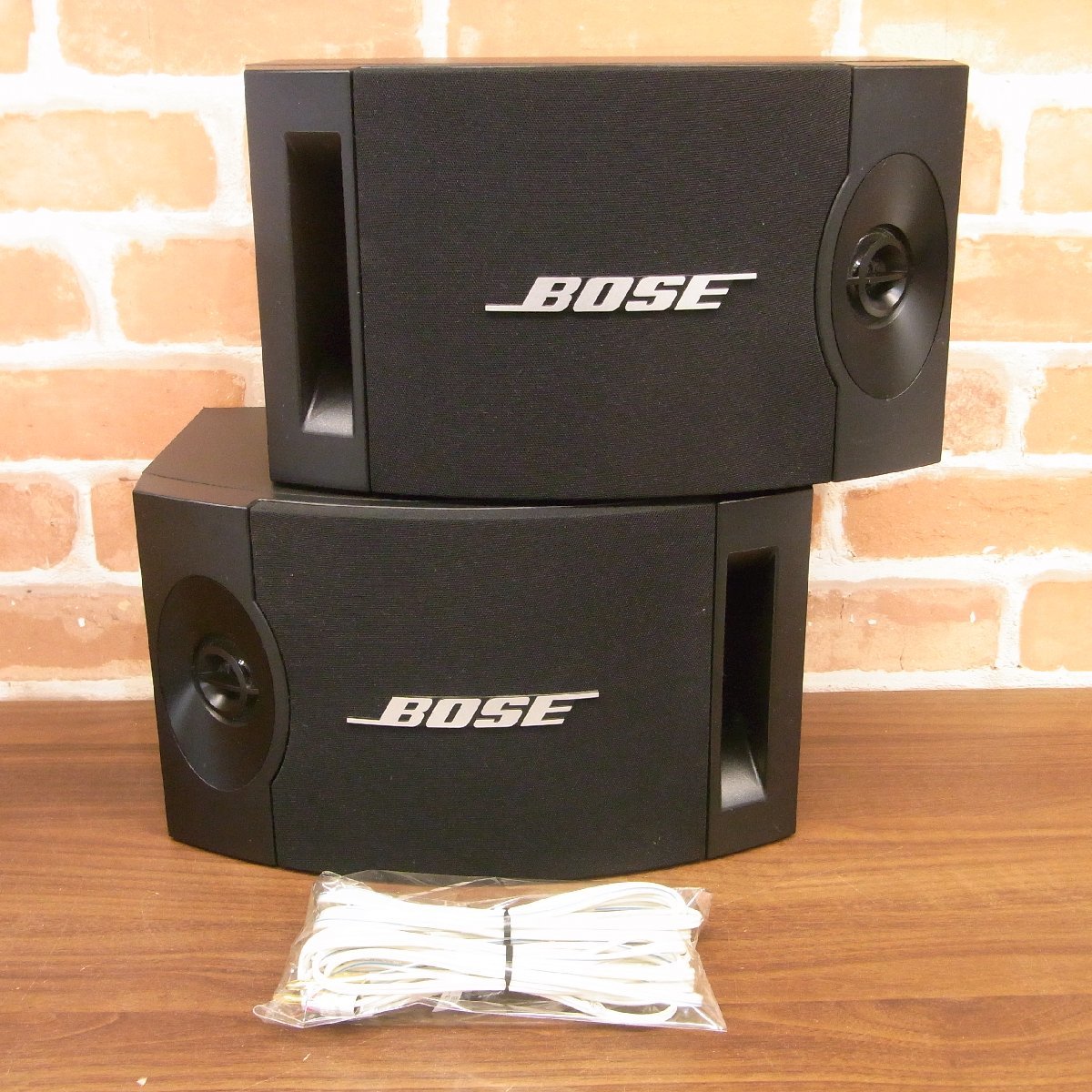 1112 美品 ボーズ BOSE スピーカー 201V 左右セット 2way ブック