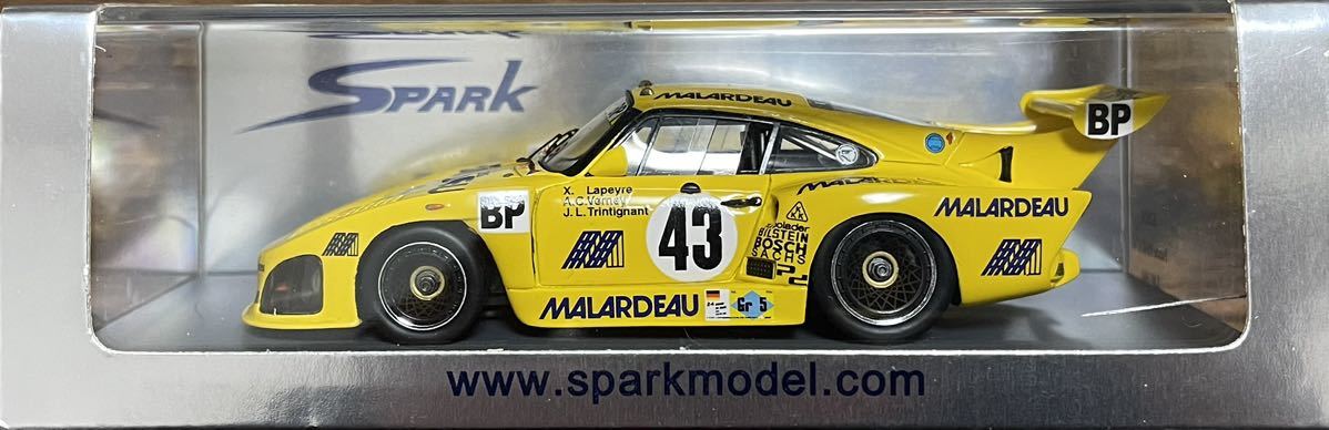 1/43 スパーク ポルシェ 935 K3 n°43 LM 1980 porsche spark S2050