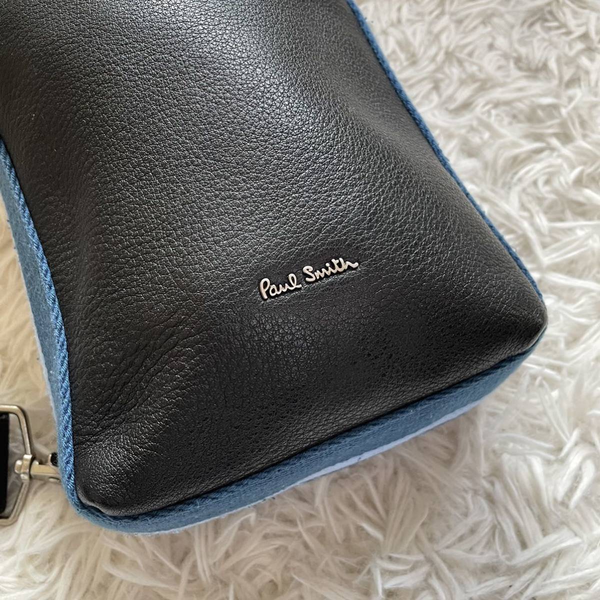 1円 □極美品□ Paul Smith ポールスミス ショルダーバッグ ボディ 