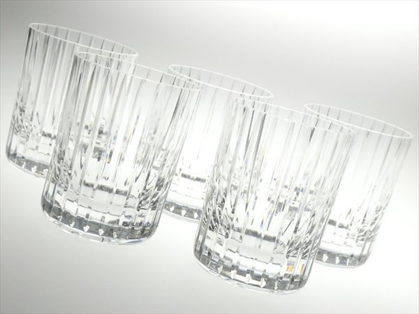 n752 Baccarat バカラ クリスタル ハーモニー ② オールドファッション ロックグラス 5客