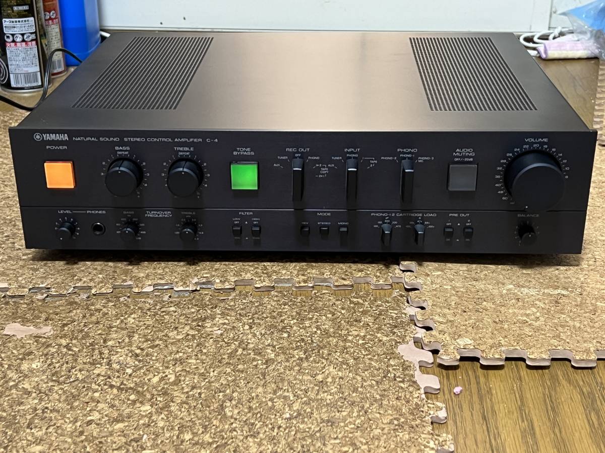 YAMAHA C-4 プリアンプ ヤマハ コントロールアンプ アンプ - 動作品 NS