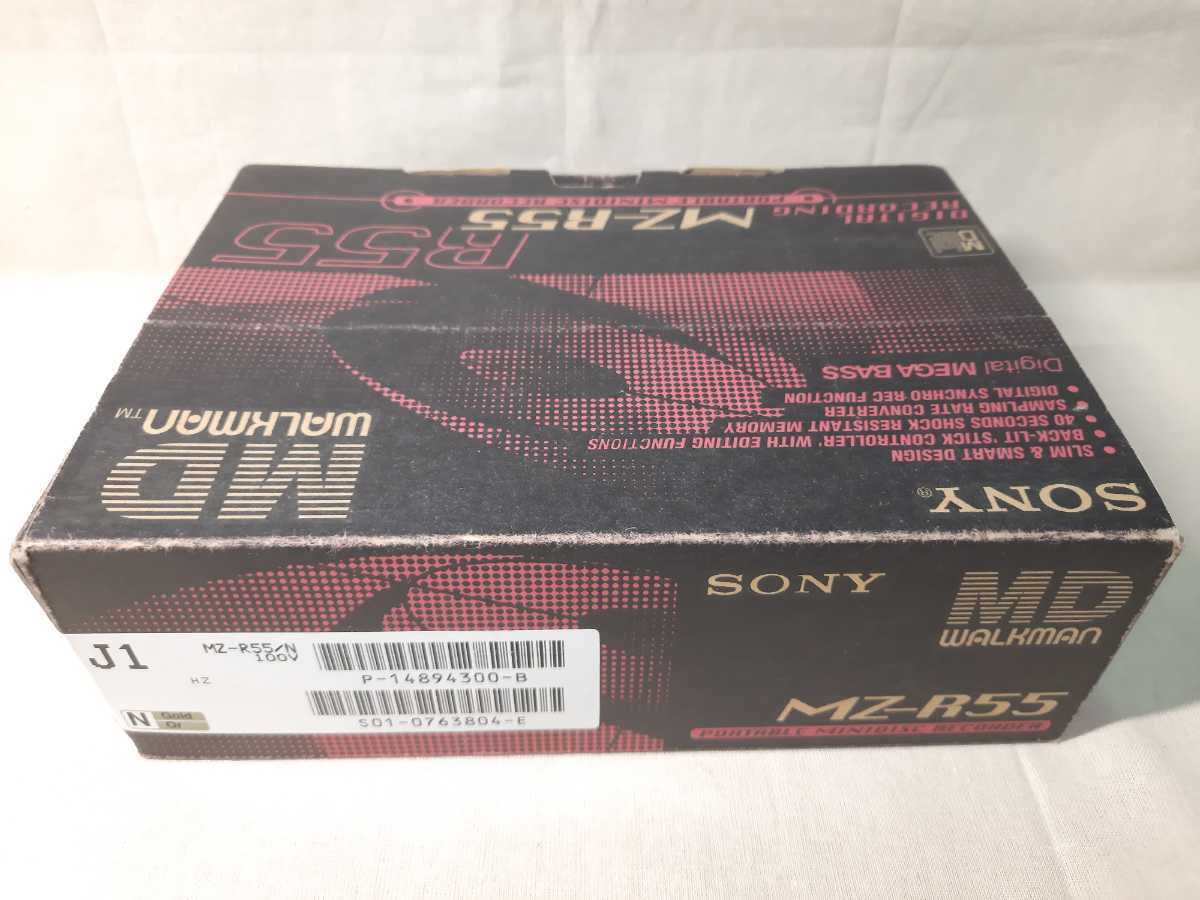 動作品（中古品）SONY MINIDISK MZ-R55 MD ウォークマン ポータブルプレーヤー MD WALKMAN 