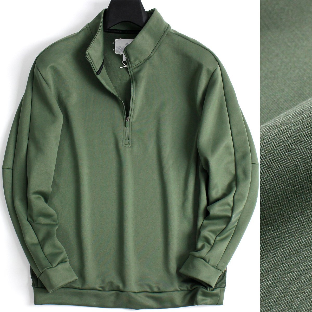 新品 アディダス ゴルフ ハーフジップ スウェット ジャケット O 秋冬 adidas GOLF 長袖 メンズ ストレッチ スポーツ ◆NQ94B