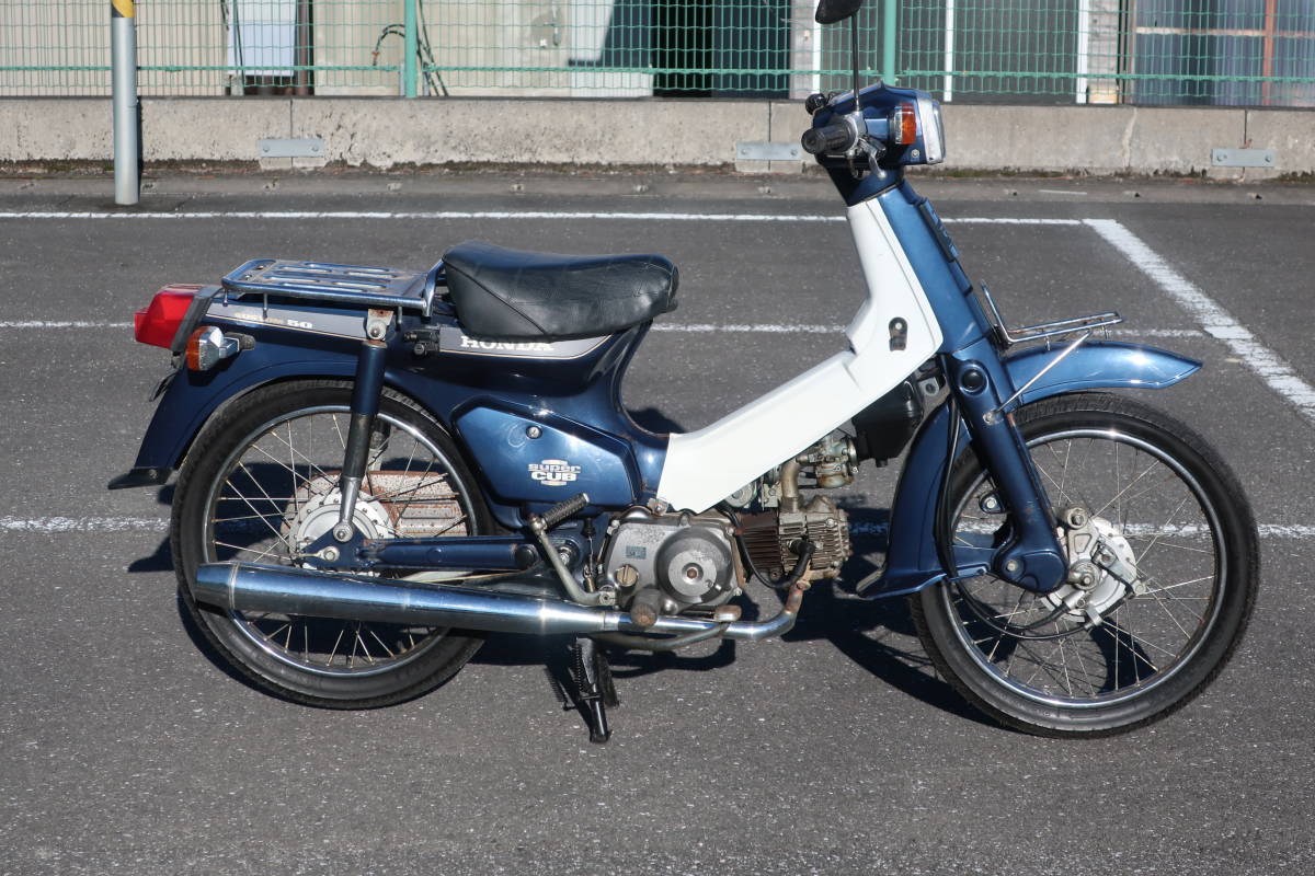 ☆高知 C50 スーパーカブ50 カスタム 12V セル付き 4速 13110km 軽 