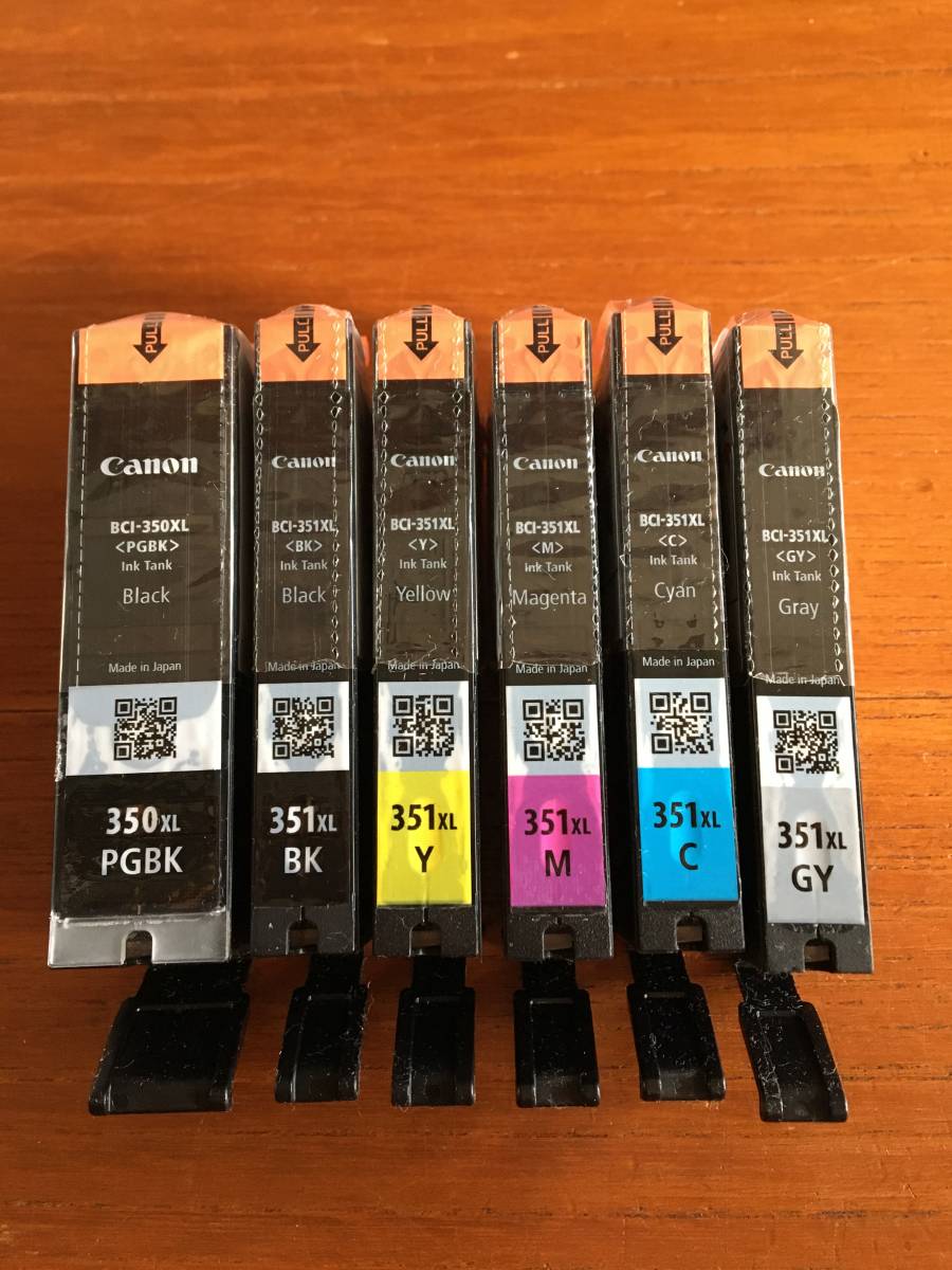canon キャノン　純正インク　BCI-351XL+350XL　6MP　