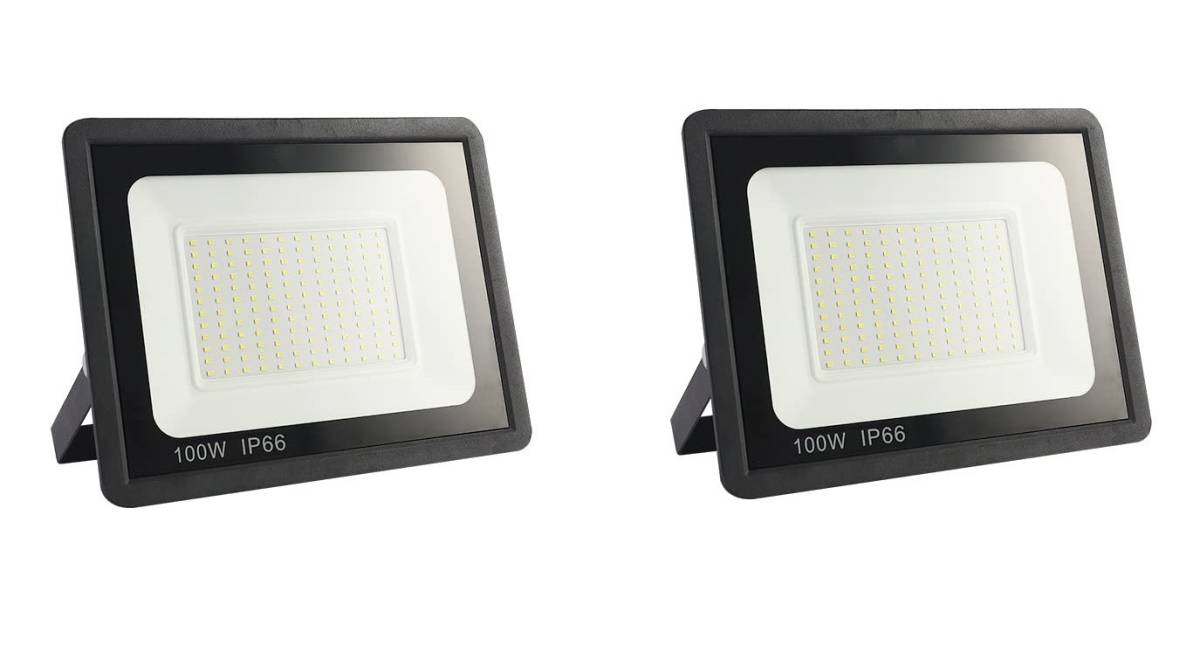 作業灯 100W 投光器 LED IP66防水 15000LM 100V⁄200V 屋外 : led 85 