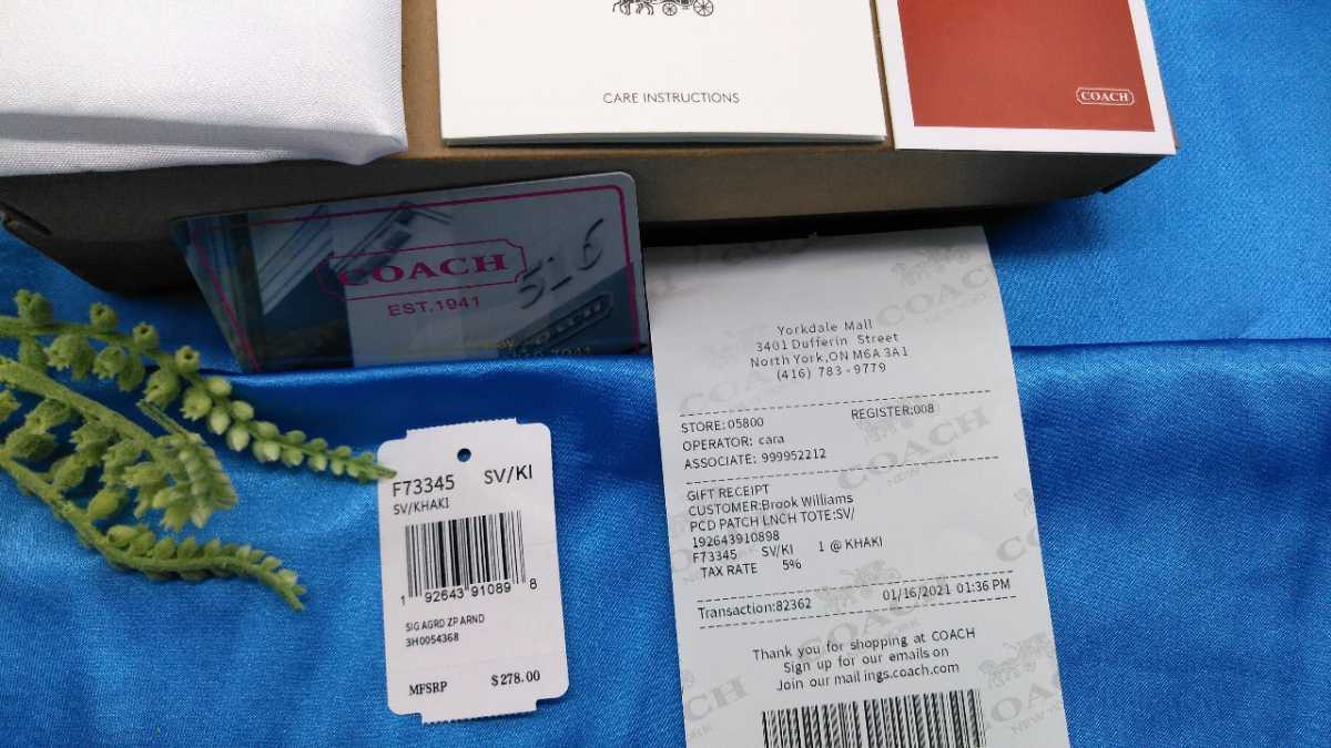 COACH コーチ アウトレット ブラウン 花柄【タイプC】フローラル 