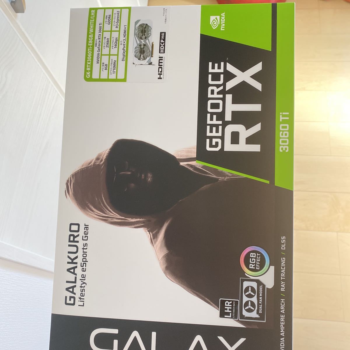 玄人志向 GeForce RTX 3060ti | 玄人志向 GG-RTX3060Ti-E8GB⁄DF⁄LHR GG-