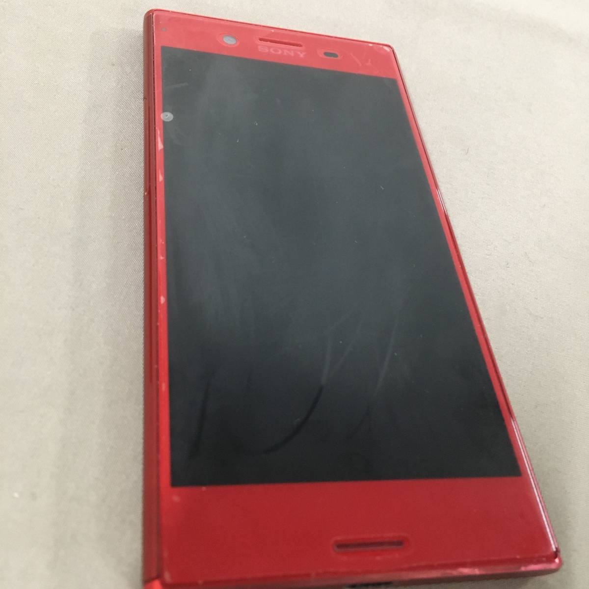 □docomo SONY Xperia XZ premium ロッソ レッド SO-04J ドコモ ソニー