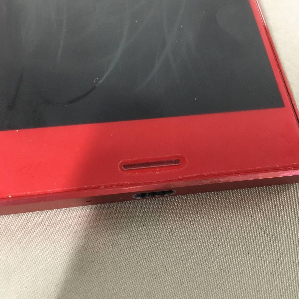 □docomo SONY Xperia XZ premium ロッソ レッド SO-04J ドコモ ソニー