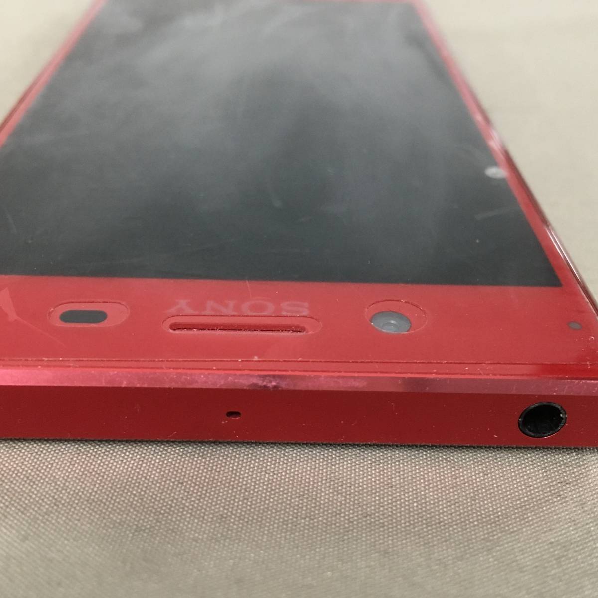 □docomo SONY Xperia XZ premium ロッソ レッド SO-04J ドコモ ソニー