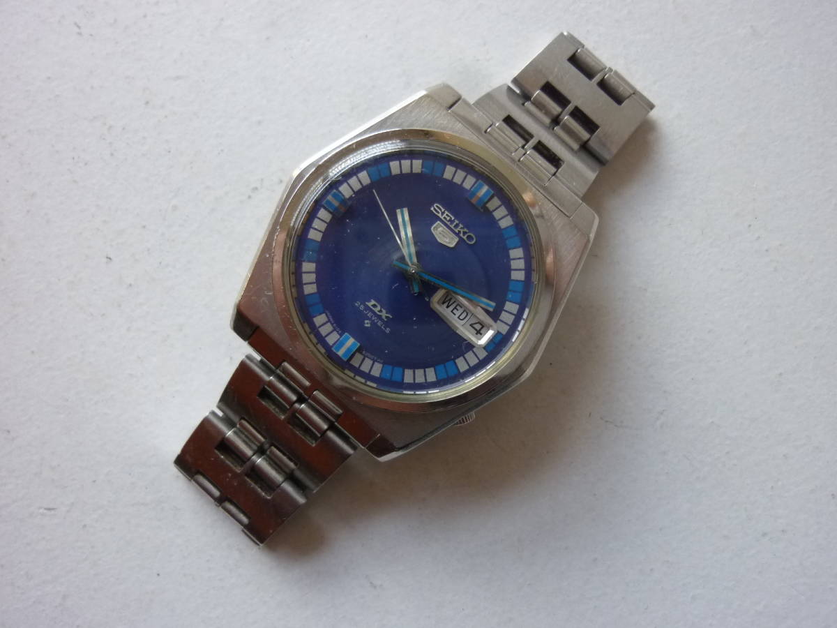 1円～【ジャンク扱い】 SEIKO/セイコー 5 DX 25石 Day-Date デイデイト 