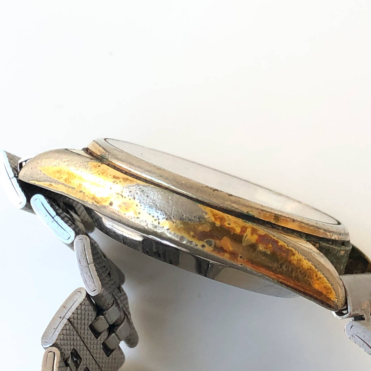 神102-187★ セイコー キングクォーツ SEIKO KING QUARTZ 4822-8110 メンズ 腕時計 ウォッチ 不動品 ゴールド デイト