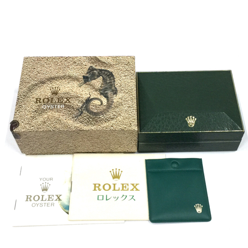 【付属品のみ】 ロレックス 腕時計用 保存箱 内箱 11.00.2 外箱 タツノオトシゴ 他 付属品 セット QT012-135
